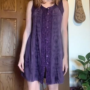 Purple Mini Dress